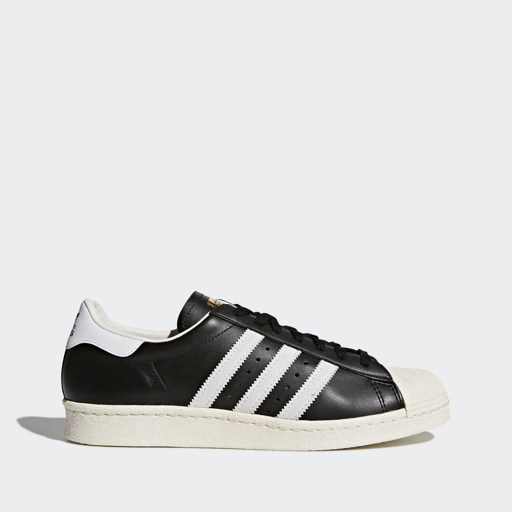 Adidas Superstar 80s - Originals γυναικεια - Μαυρα/Ασπρα/Ασπρα,Μέγεθος: EU 36 – 54 2/3 (605EUBIP)